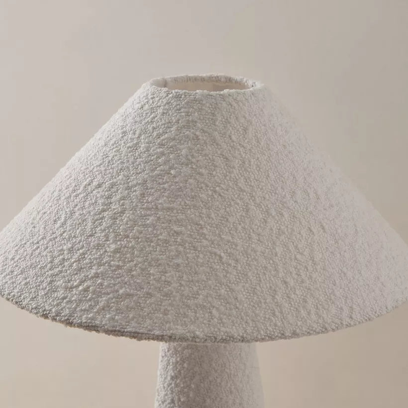 Boucle Side Table Lamp