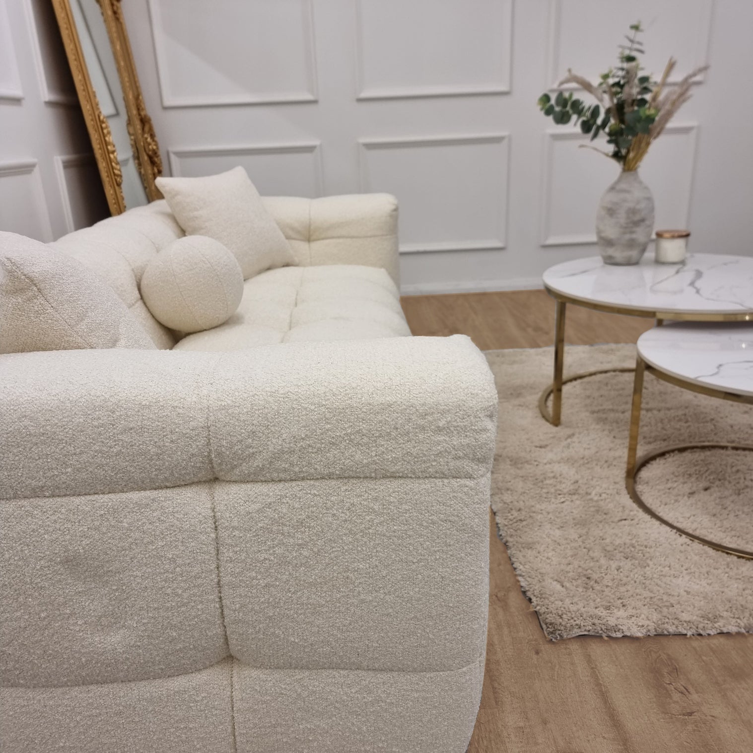 Decfair Bouclé Bubble Sofa 3-Seater
