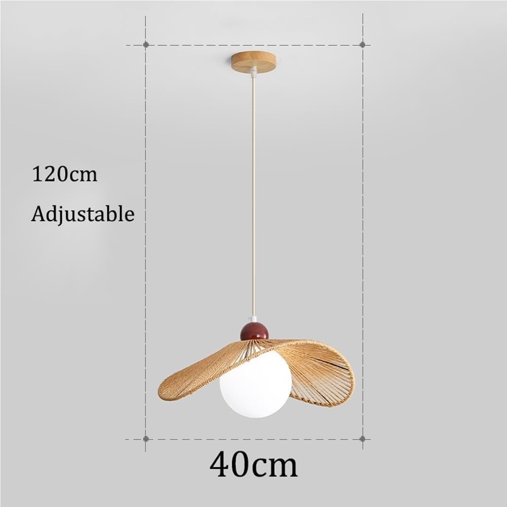 Mid-Century Modern Milk Glass Pendant Light