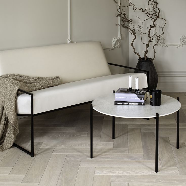 Metal 3-Seater Sofa – Available in Bouclé and Velvet