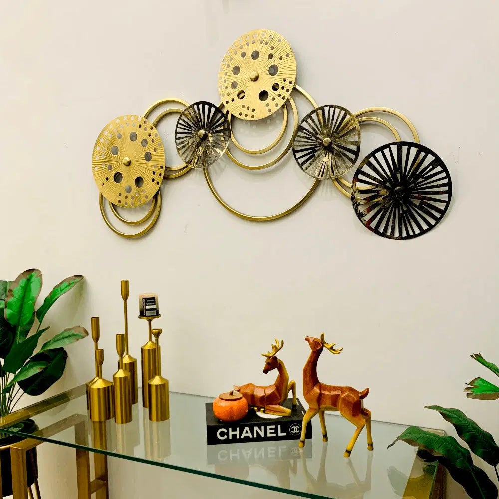 Contemporary Circular Metal Wall Art