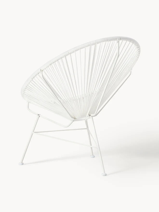 White Handwoven Bahia Chair