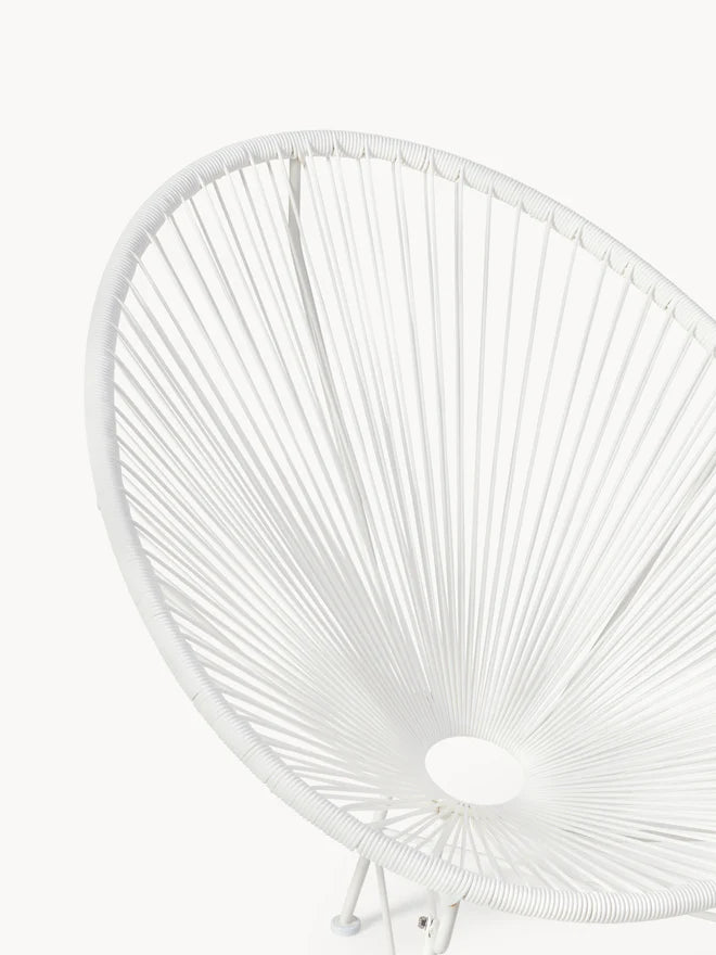 White Handwoven Bahia Chair