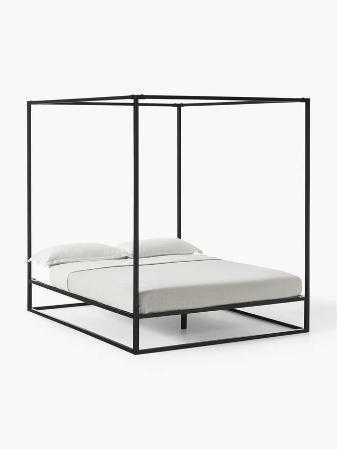 Metal Bed Frame – Four Poster Design