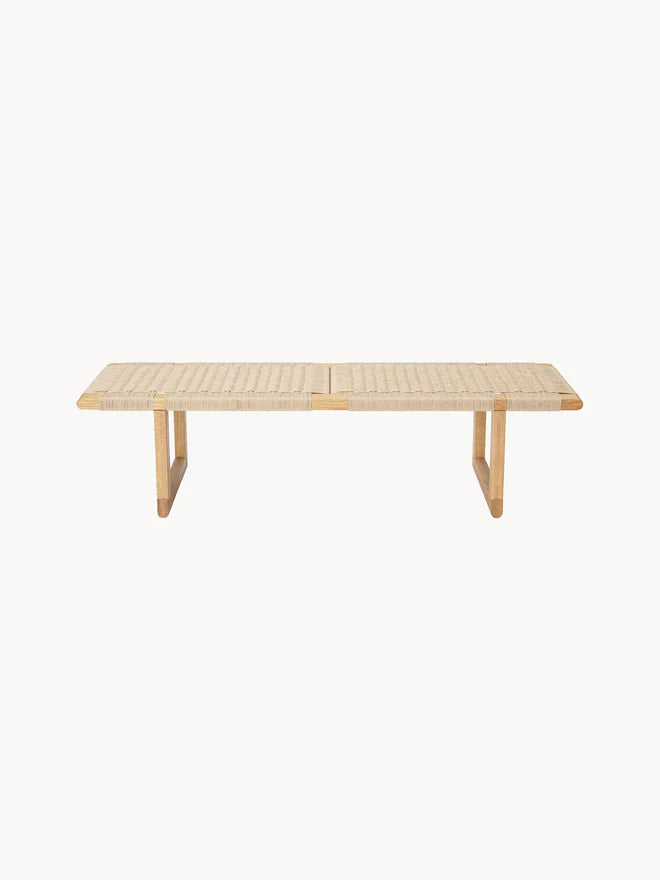Curved Oak Bench