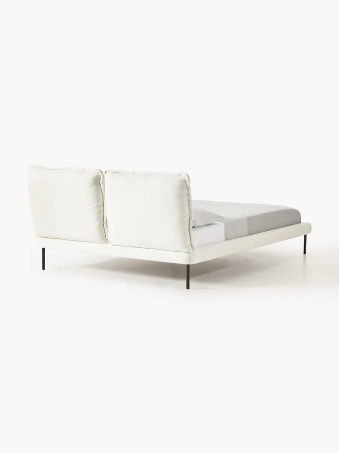 Bouclé Upholstered Bed – King & Queen Size
