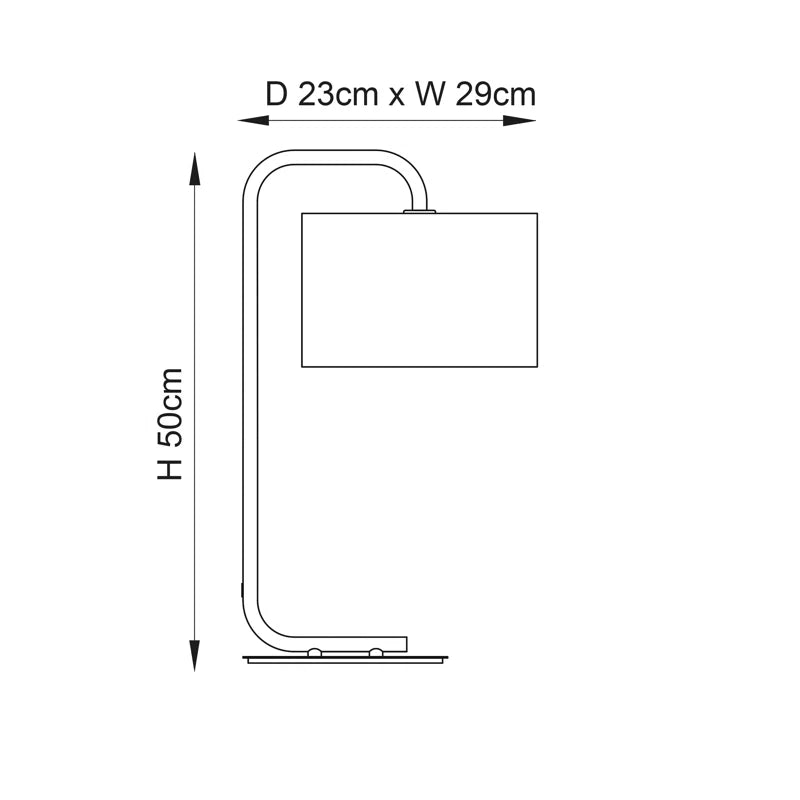Lightner 50cm Table Lamp