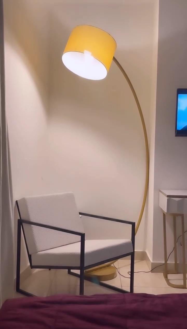 Beige Boucle Chair