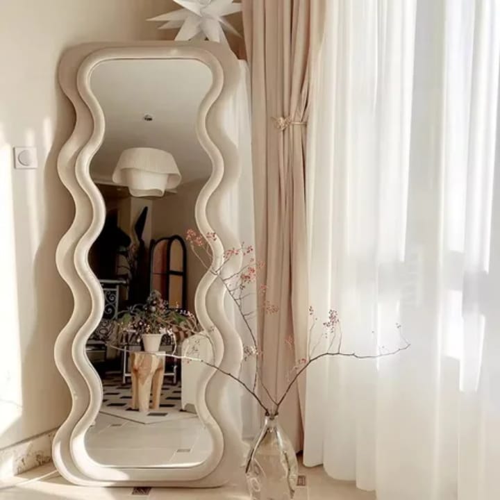Curly Modern Mirror