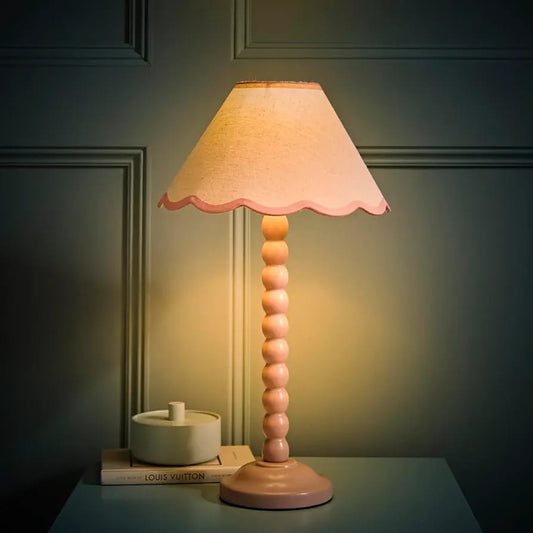 Bobbin Rose Pink Table Lamp