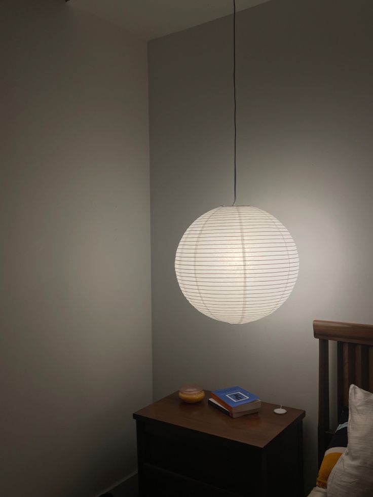 White Round Paper Lamp Shade – 50cm (19 Inch) Chinese Lantern Pendant