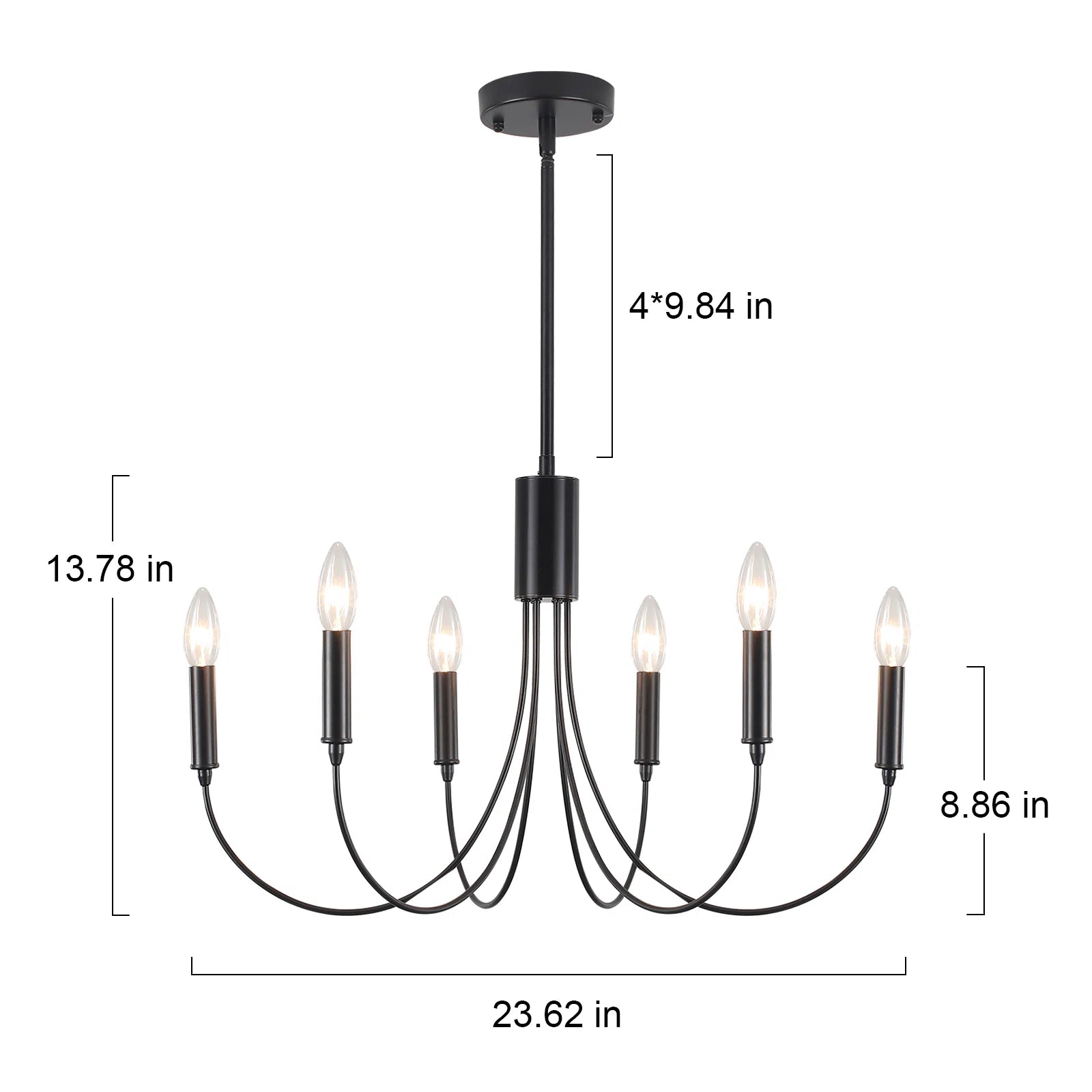 Clerise 6-Light Chandelier