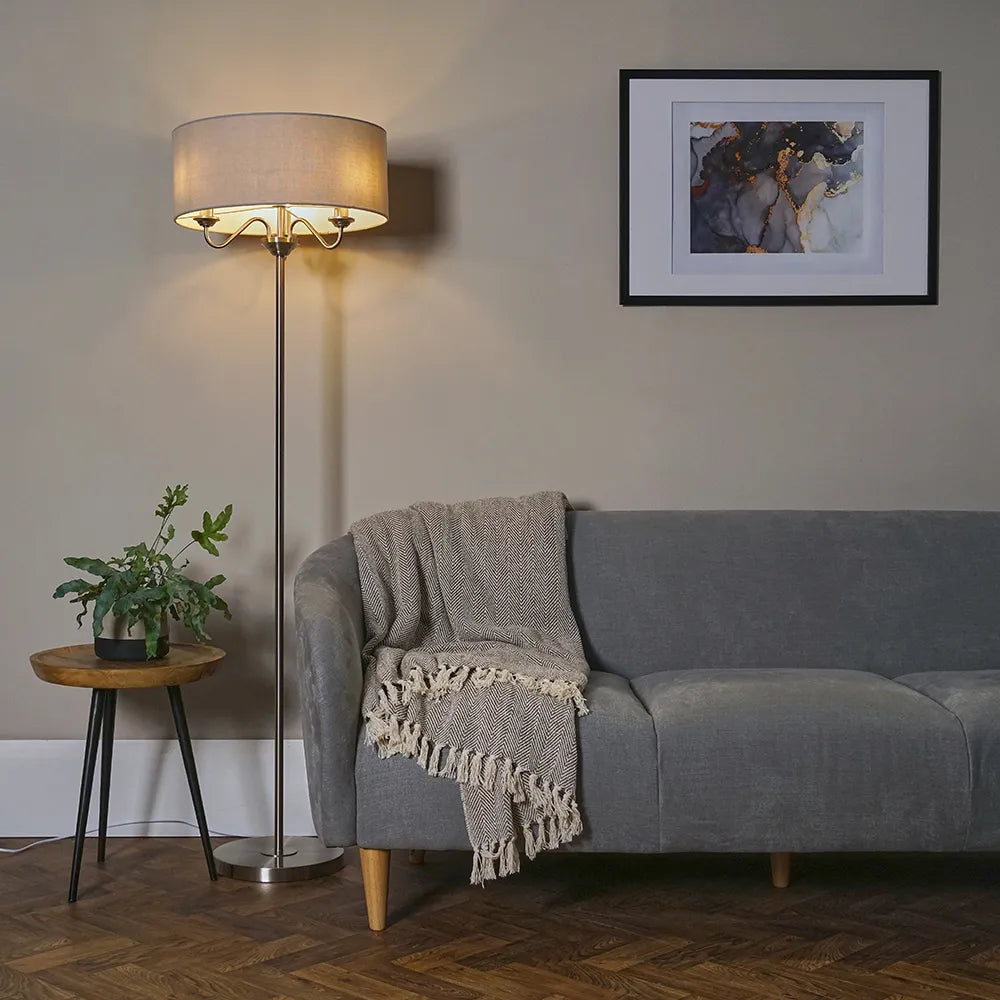 Rocha 3-Way Curved Floor Lamp