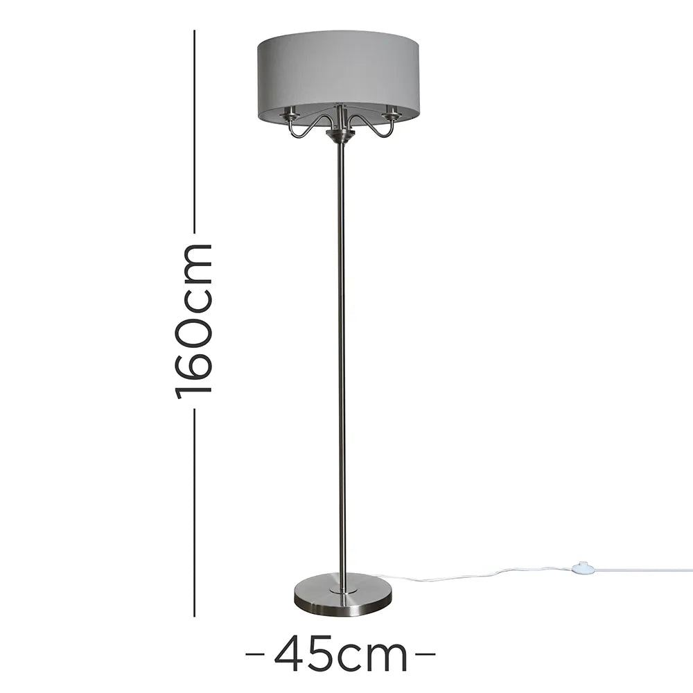 Rocha 3-Way Curved Floor Lamp