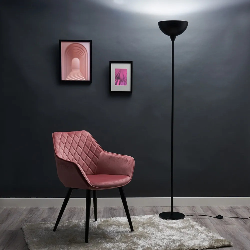 Forseti Black Floor Lamp