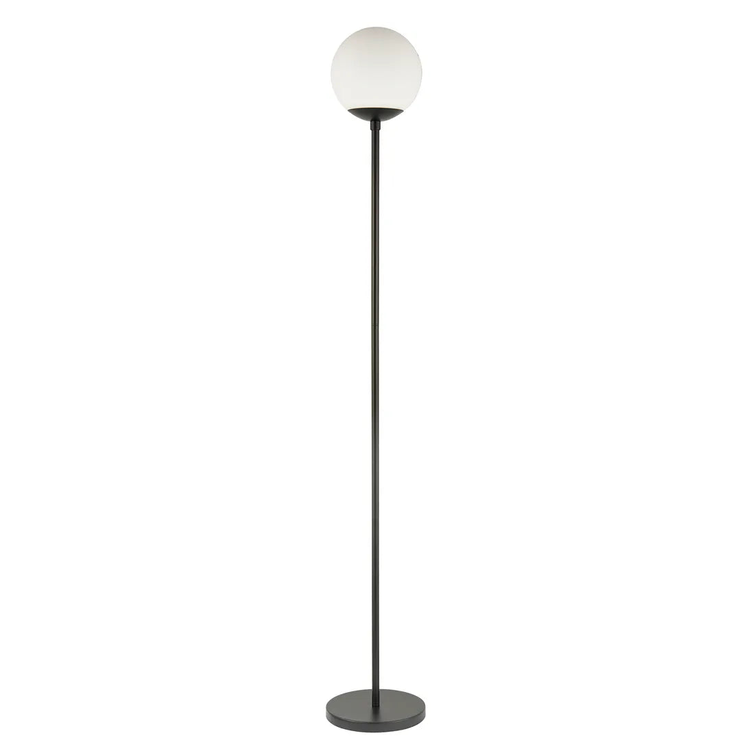 Modern Opal Globe Floor Lamp