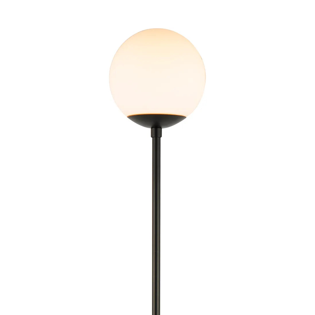 Modern Opal Globe Floor Lamp