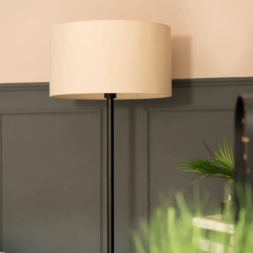 Charlie Black Floor Lamp