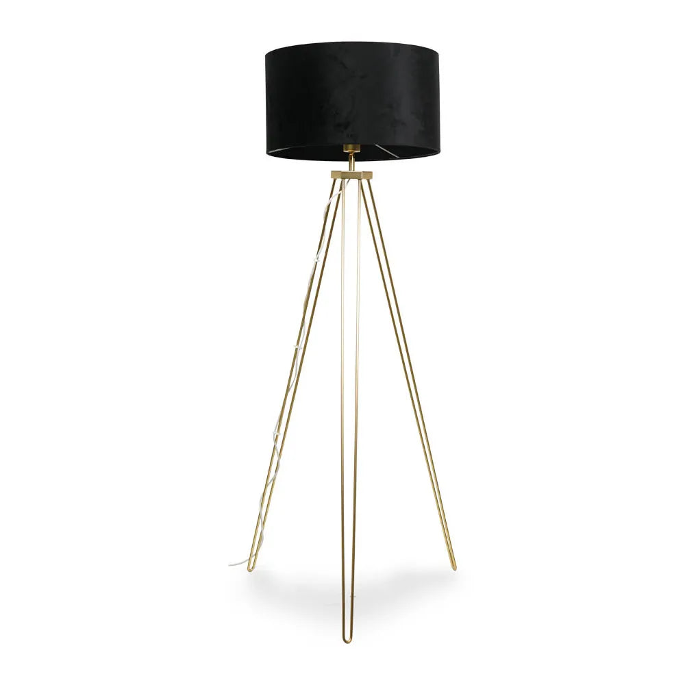Velvet Shade Floor Lamp