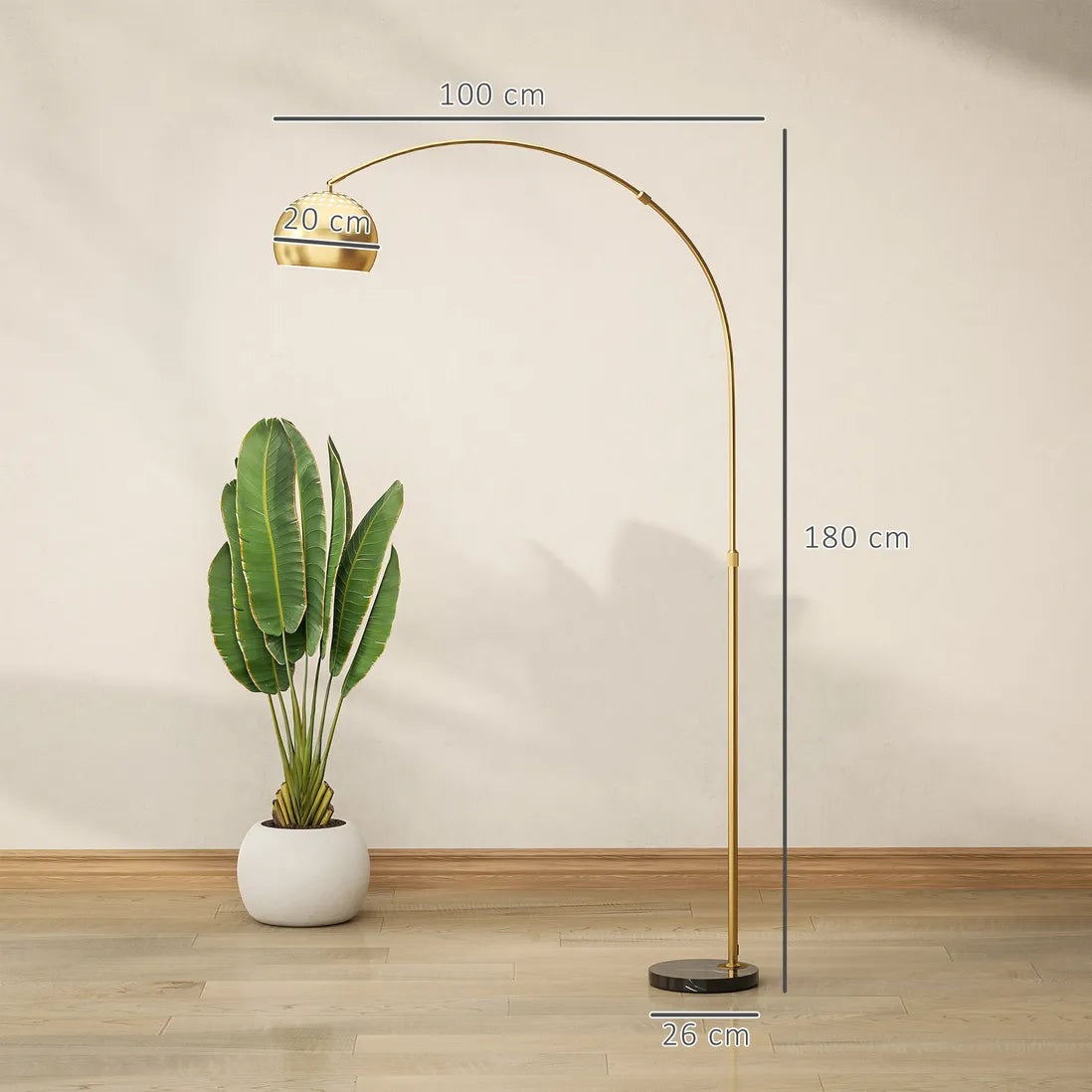 Retro Arch Floor Lamp