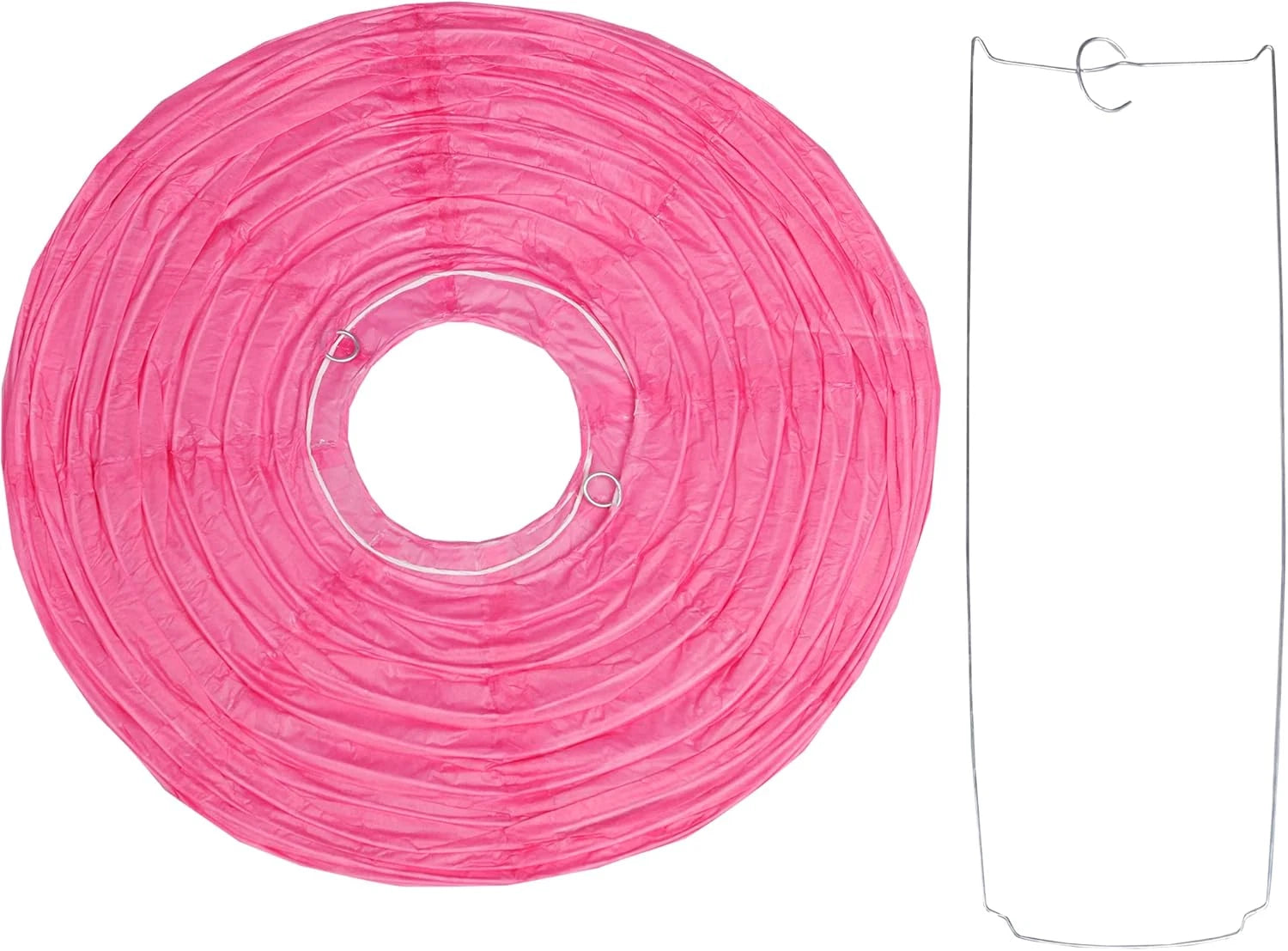 Pink Round Paper Lamp Shade – 50cm (19 Inch) Chinese Lantern Pendant