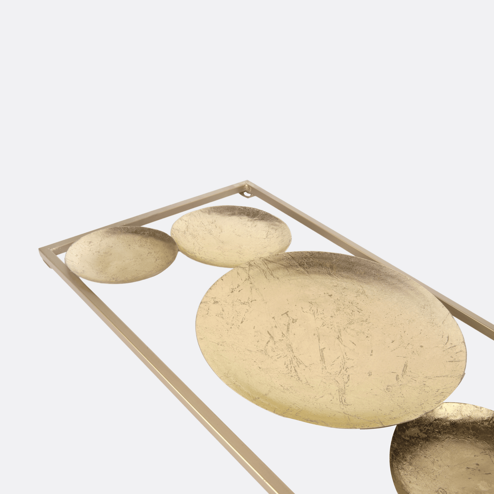 SAUCER METALLIC WALL HANGING - The DecFair