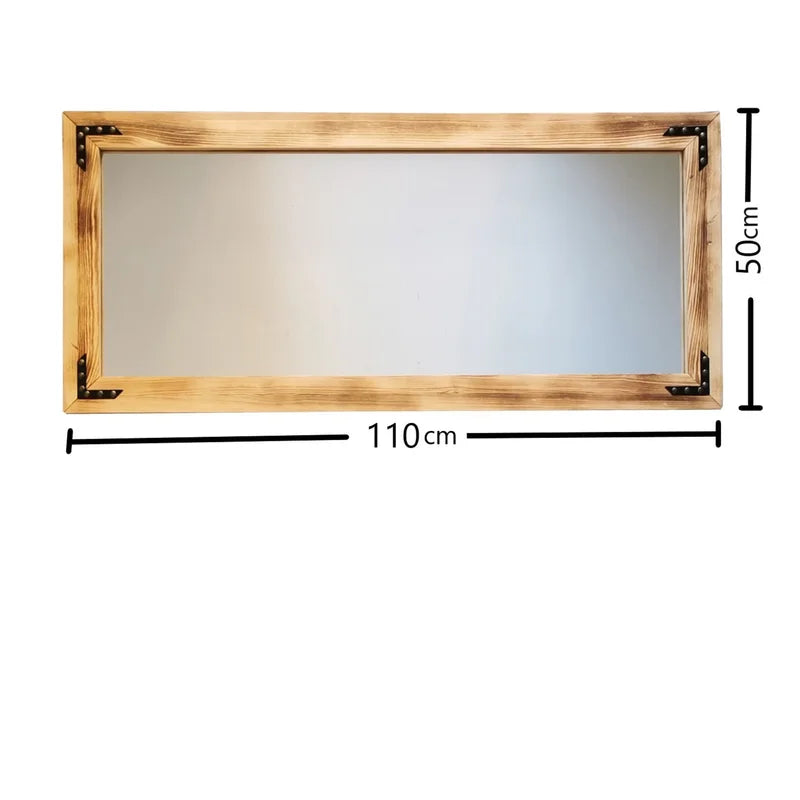 Alfwin Solid Wood Framed Wall Mounted Accent Mirror - The DecFair