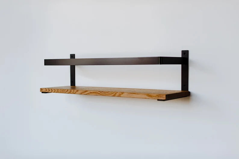 Wall mounted handmade wood shelf - The DecFair
