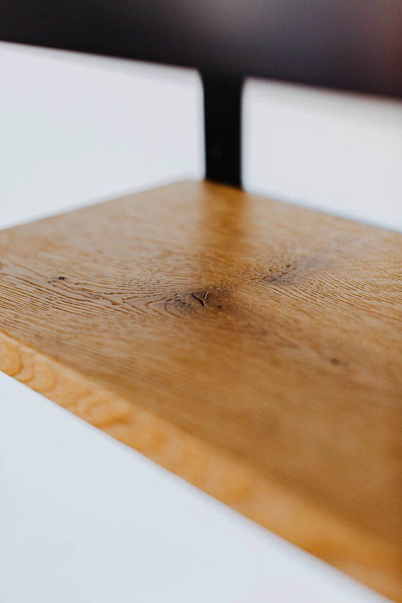 Wall mounted handmade wood shelf - The DecFair
