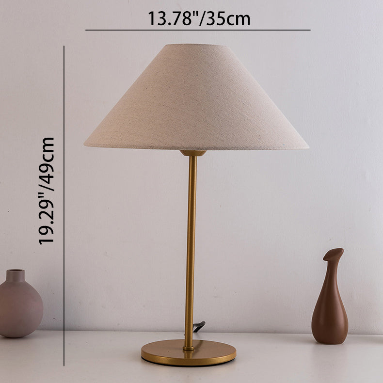 Brass Side Table Lamp