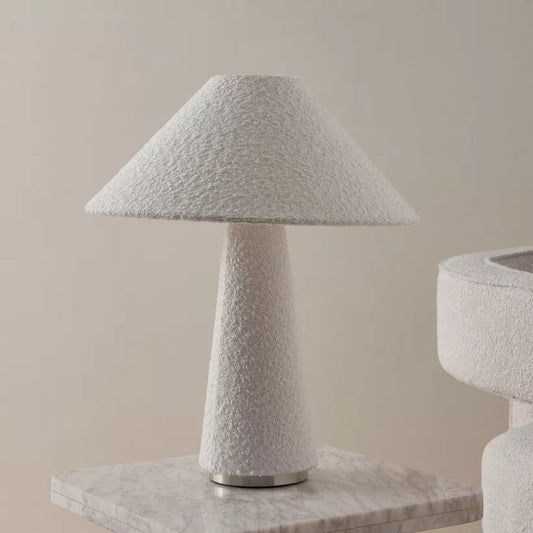 Boucle Side Table Lamp