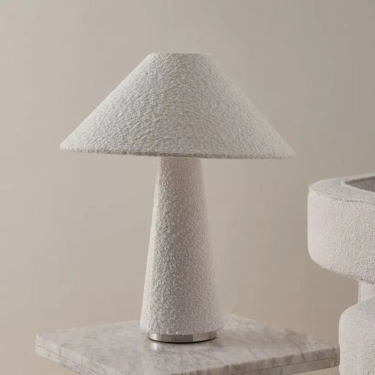Boucle Side Table Lamp