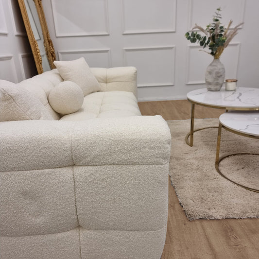 Decfair Bouclé Bubble Sofa 3-Seater