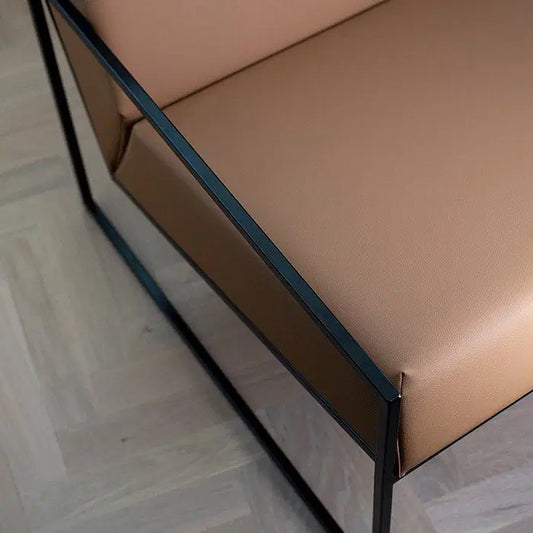 Leather Metal chair