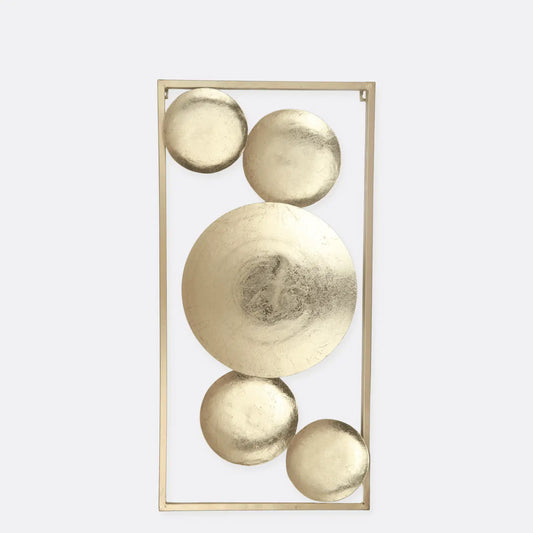 SAUCER METALLIC WALL HANGING - The DecFair