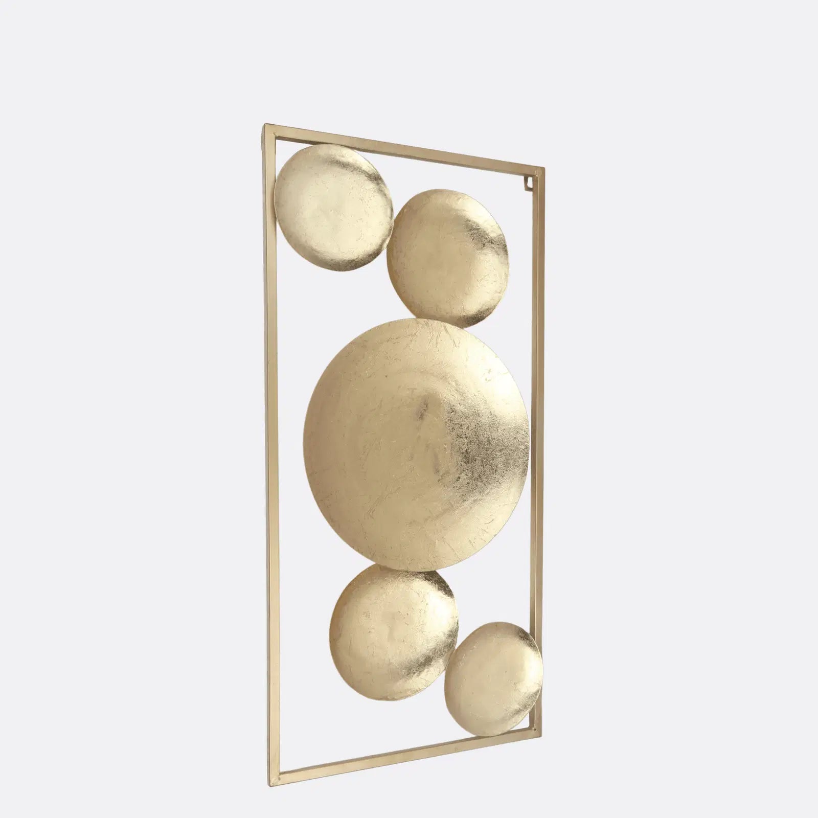 SAUCER METALLIC WALL HANGING - The DecFair