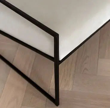 Metal 3-Seater Sofa – Available in Bouclé and Velvet