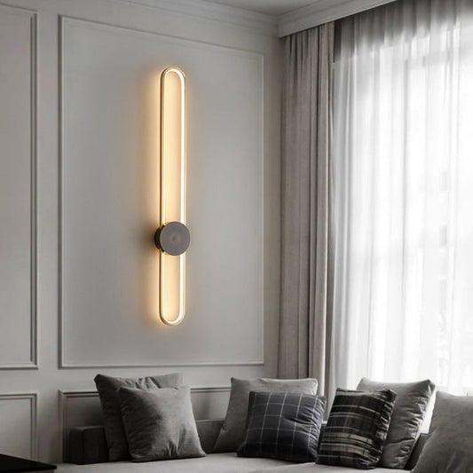 Brass wall lamp