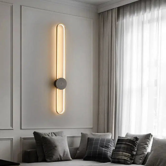 Brass wall lamp