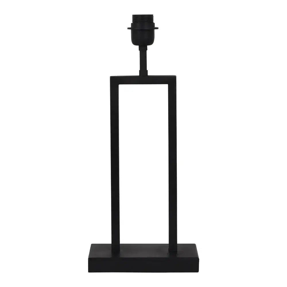 LIGHT & LIVING SHIVA TABLE LAMP BASE MATT BLACK - The DecFair