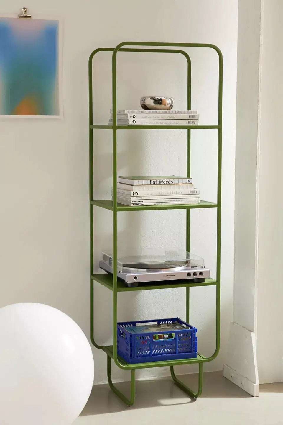 Sleek Iron Bookshelf