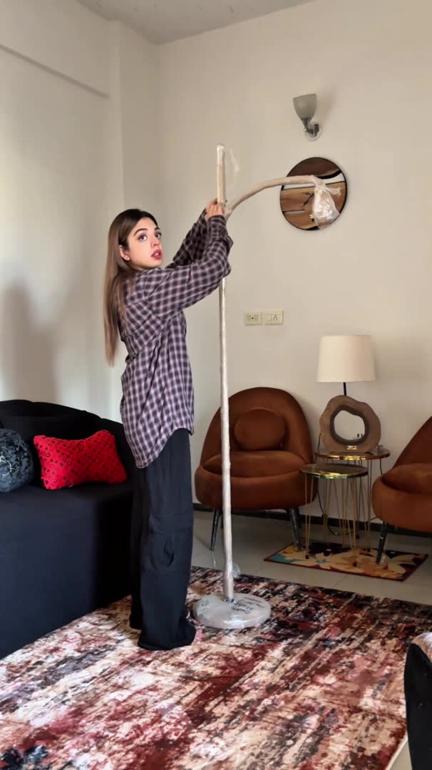 Floor Lamp – Black Metal Finish