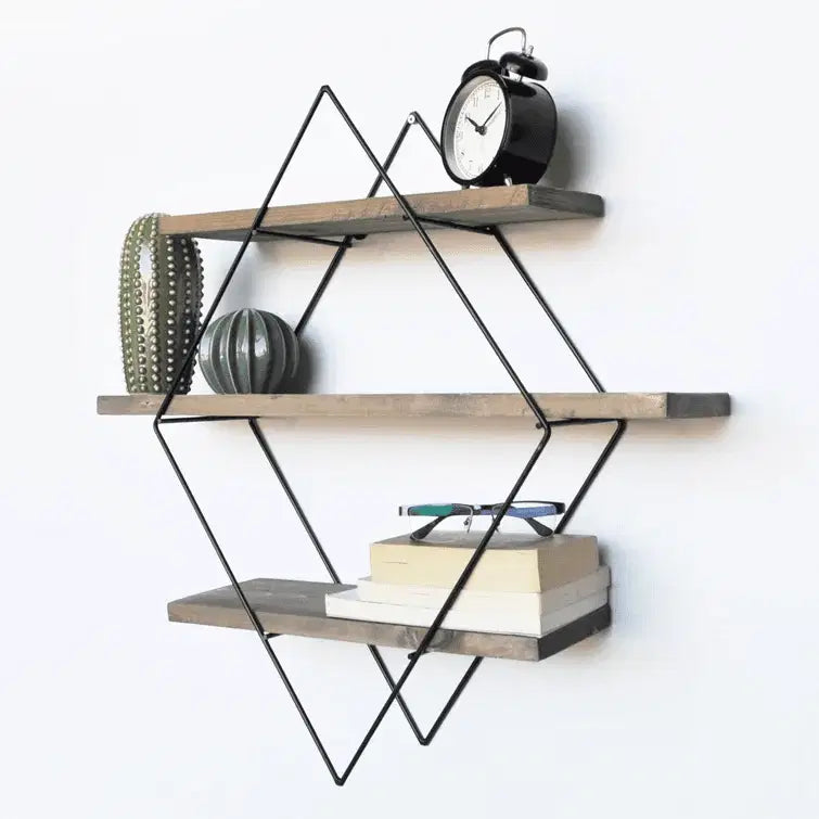 Alyssa 3 Piece Diamond Shelf