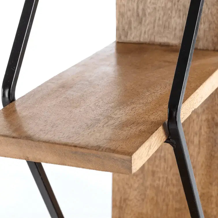 Diamond Mango Solid Wood Accent Shelf - The DecFair