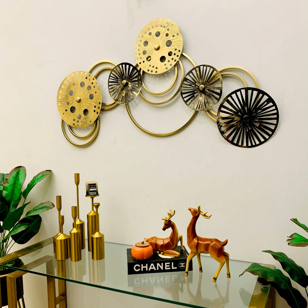 Contemporary Circular Metal Wall Art