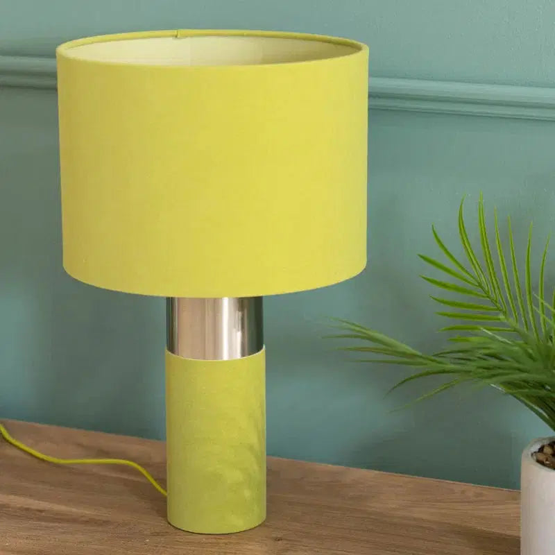 Velvet Side Table Lamp