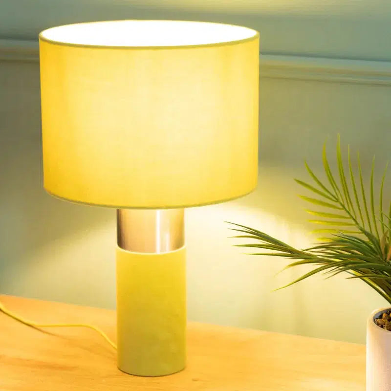 Velvet Side Table Lamp