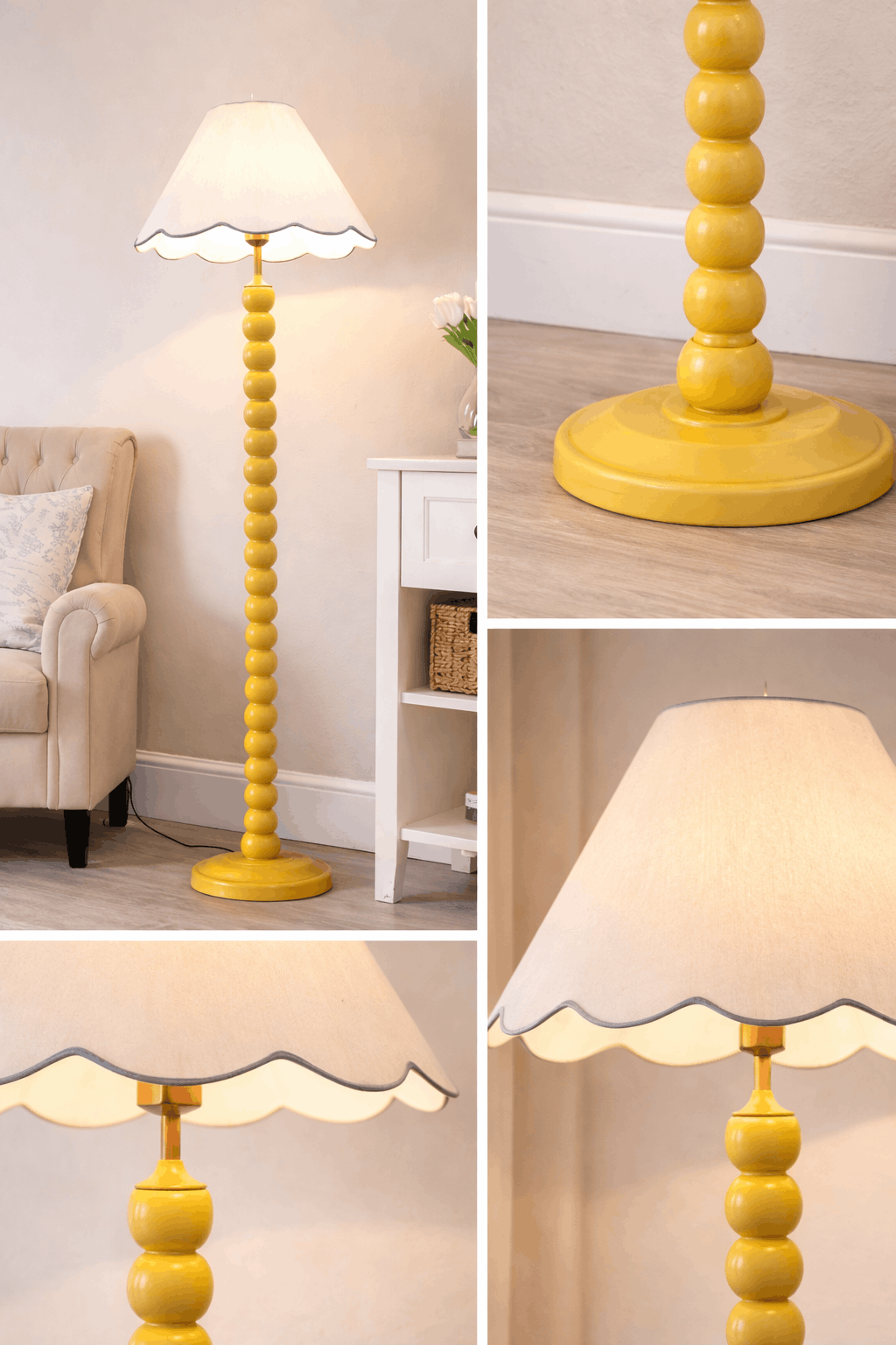 Bobbin Yellow Lamp