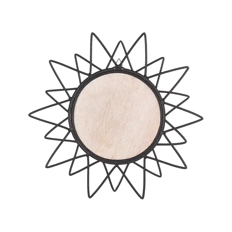 Croghan Round Rattan Framed Wall Mounted Mirror - The DecFair