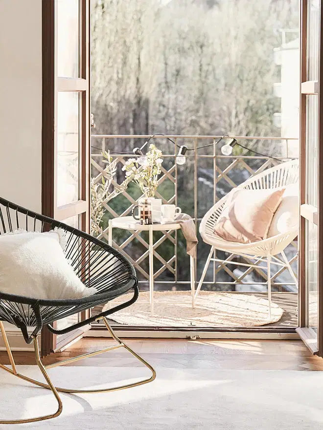 White Handwoven Bahia Chair